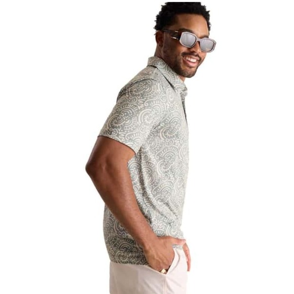 Chubbies Screen Saver Performance Polo Shirt Mens Size L Golf Retro Athletic - Picture 2 of 12